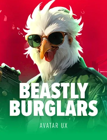 Beastly Burglars van AvatarUX, speelbaar bij Vegas Hero Casino