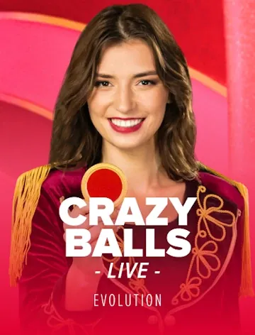 Crazy Balls in de vegas hero live casino zaal